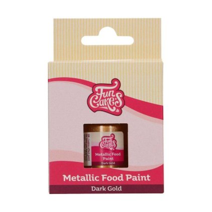 286288 metalicka barva dark gold 30ml funcakes