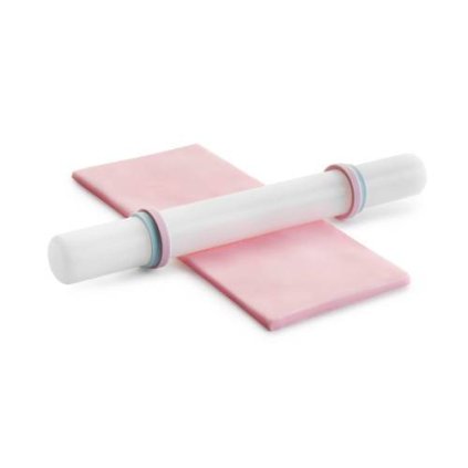 97169 1 nylonovy valecek 23cm na potahovaci hmotu 2 nastavce ibili