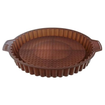 226223 1 orion silikonova pecici forma na kolac hneda 27 cm