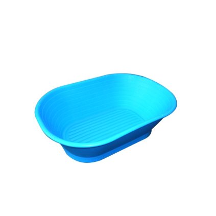 8213 osatka na chleb 500 g ovalna modra 22x14cm polypropylen