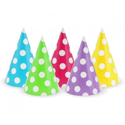 0016299 papirove cepicky puntiky 5 ks 600