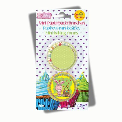 Papírové košíčky na pralinky - Velikonoce, zajíček 150ks