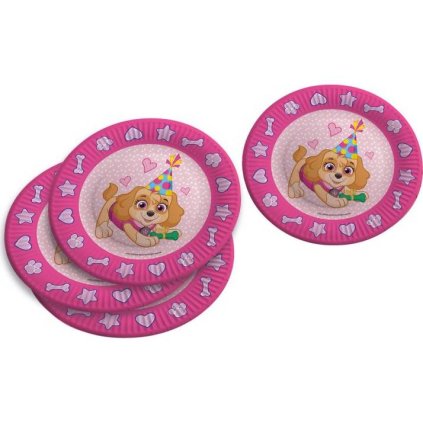 296210 1 papirove talire paw patrol sky 23cm 6ks tib
