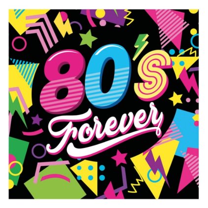 0025847 papirove ubrousky 80s forever 600