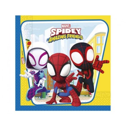 0028696 papirove ubrousky spidey a pratele 20 ks 600