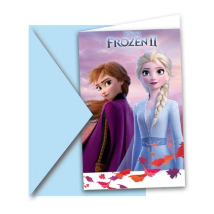 0024921 party pozvanky frozen 2 new generation 6 ks 600