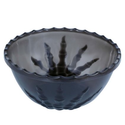 323899 plastova miska halloween black skeleton 14 x 33 cm