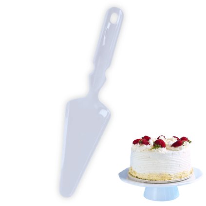 Plastová základní lopatka na dort, 26 cm, bílá