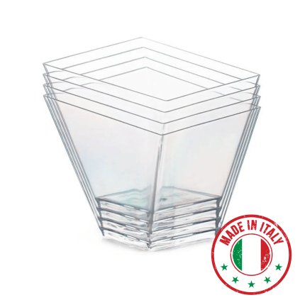 Plastový pohárek TORO Panna cotta 6ks