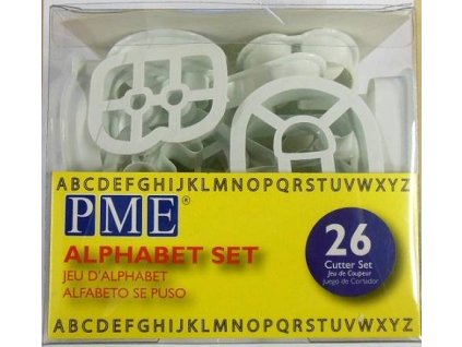 18160 1 pme plastova vykrajovatka abeceda 26 ks