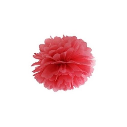 0005517 pom pom cerveny 25 cm 600