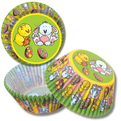 Půvabné velikonoční košíčky na muffiny Alvarak (50 ks)