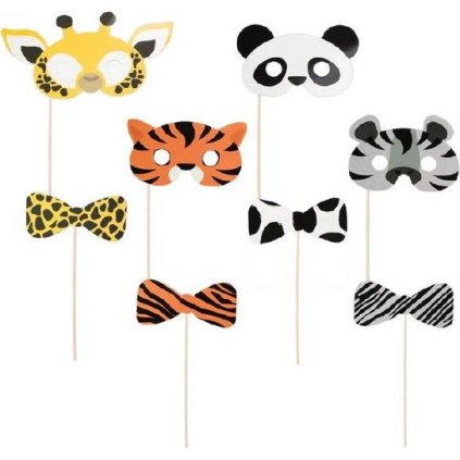 342365 rekvizity na foceni zviratka 8ks party pal