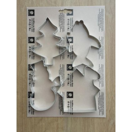 132272 sada vykrajovatek na perniky ceske vanoce 4ks