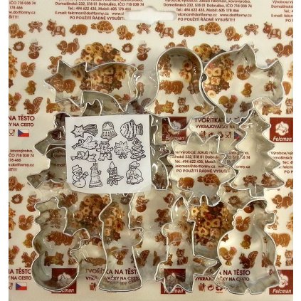 185024 sada vykrajovatek vanoce 12 ks