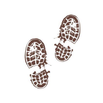 0026601 samolepky halloween stopy od bot 4ks 600