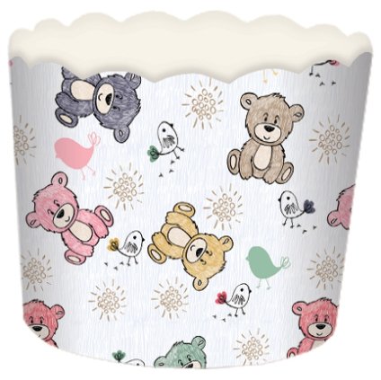 118133 samonosne kosicky na peceni 60 mm motiv medvidek