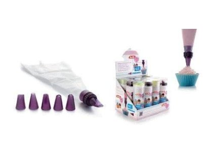 2863 3 set na zdobeni sacek 35cm 6 trysek ibili