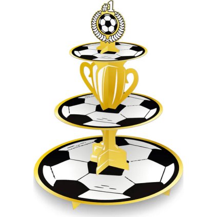 342332 stojan na muffiny fotbal pohar 41x34cm party pal