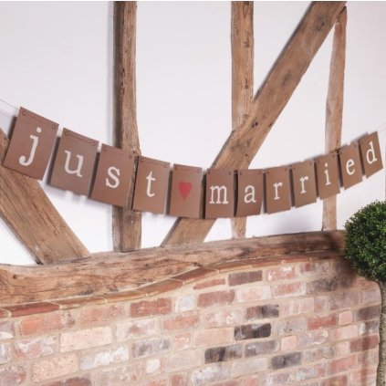 0019199 svatebni napis just married just my type 3m 600