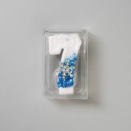 338435 svicka bilo modra se snehovou vlockou frozen cislo 7