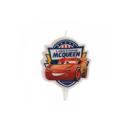 179873 svicka na dort auta 7 5cm mcqueen dekora