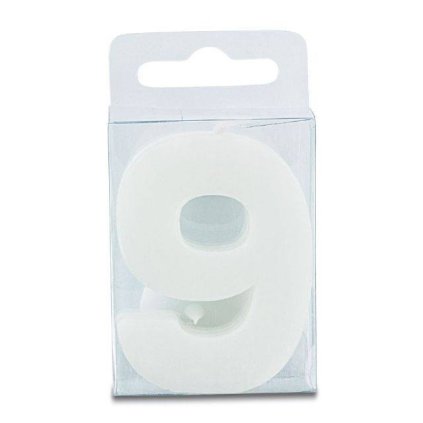 295547 svicka ve tvaru cislice 9 mini bila stadter