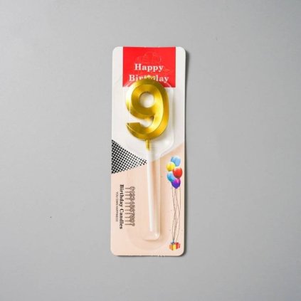 338474 svicka zlata cislo 9