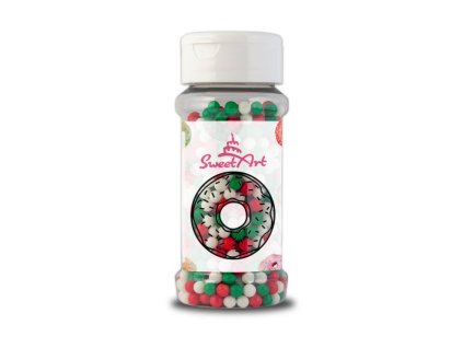 290501 sweetart cukrove perly christmas mix 5 mm 80 g