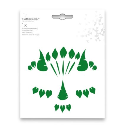 0019456 sablony na oblicej maska zelena 600