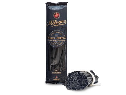 346178 testoviny spaghetti se sepiovym inkoustem la molisana 500 g sacek
