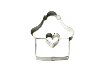 29194 vykrajovacka chaloupka stred srdce 57x68mm cz