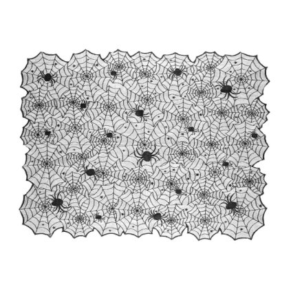 0033272 ubrus pavucina cerny 135 180 cm 600