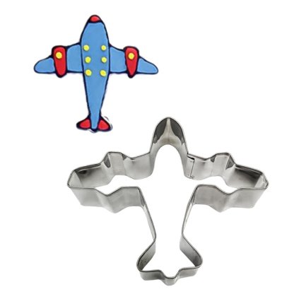 12269 vykrajovatko nerez letadlo 9 3x8 6cm v 3cm
