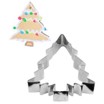 12383 vykrajovatko nerez stromecek 8x8cm v 3cm