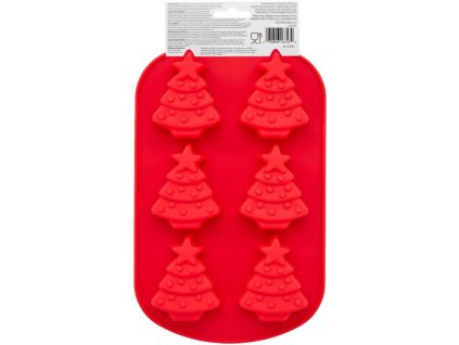 276978 3 wilton silikonova pecici forma vanocni stromecky na 6 ks