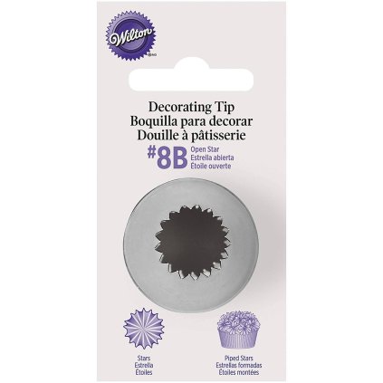 23377 dekoracni spicka star 8b tip carded wilton
