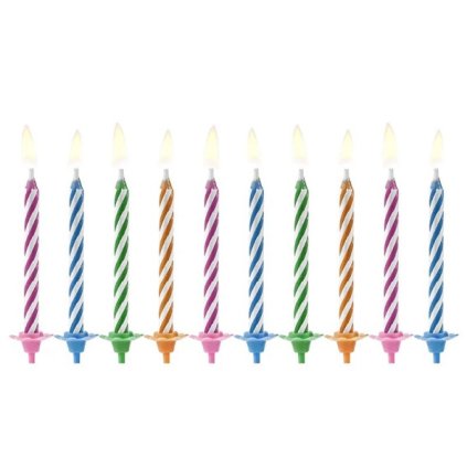 0022763 dortove svicky nesfouknutelne 10 ks 6 cm partydeco 600