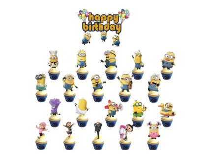 293204 zapich do dortu a muffinu 21ks mimoni cakesicq