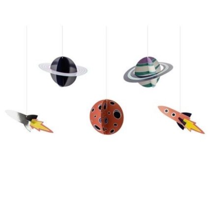 0011919 zavesna dekorace space 5 ks 600