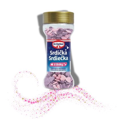 Barevné pastelové zdobení Dr.Oetker - verze Z lásky