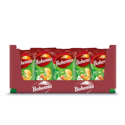 357635 karton bohemia chips smetana cibule 18 x 60 g
