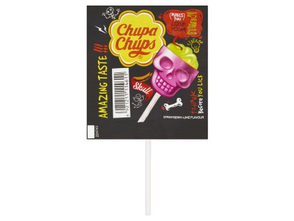 358340 chupa chups skull lizatko 3d jahoda limetka 15 g