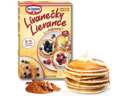 Tradiční Lívance Dr. Oetker – Bez kynutí, pro sladké i slané variace