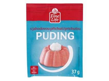 360260 fine life puding s jahodovou prichuti 37 g