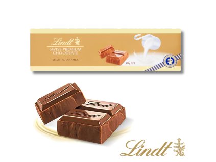 Švýcarská čokoláda Lindt - mléčná 300 g