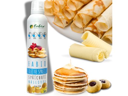 Máslový cukrářský olej ve spreji 250 ml Fabio - český