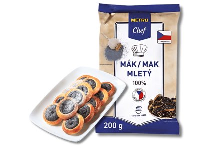 Mák 100% - mletý 200 g, bez cukru