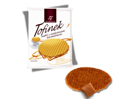 Tofinek - máslová vaflička s karamelem 40g