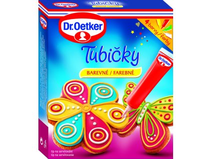 Tubičky na zdobení 4 barvy (4x19 g)